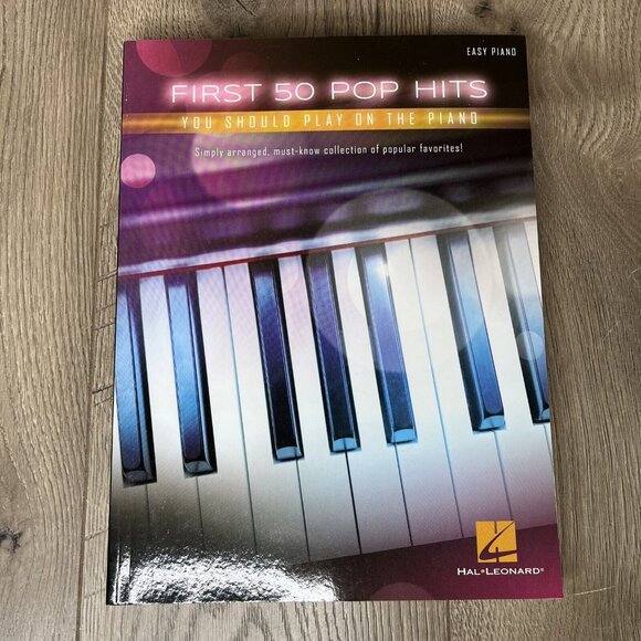 First 50 Pop Hits You Should Play on the Piano Hal Leonard Easy Piano - Picture 2 of 5
